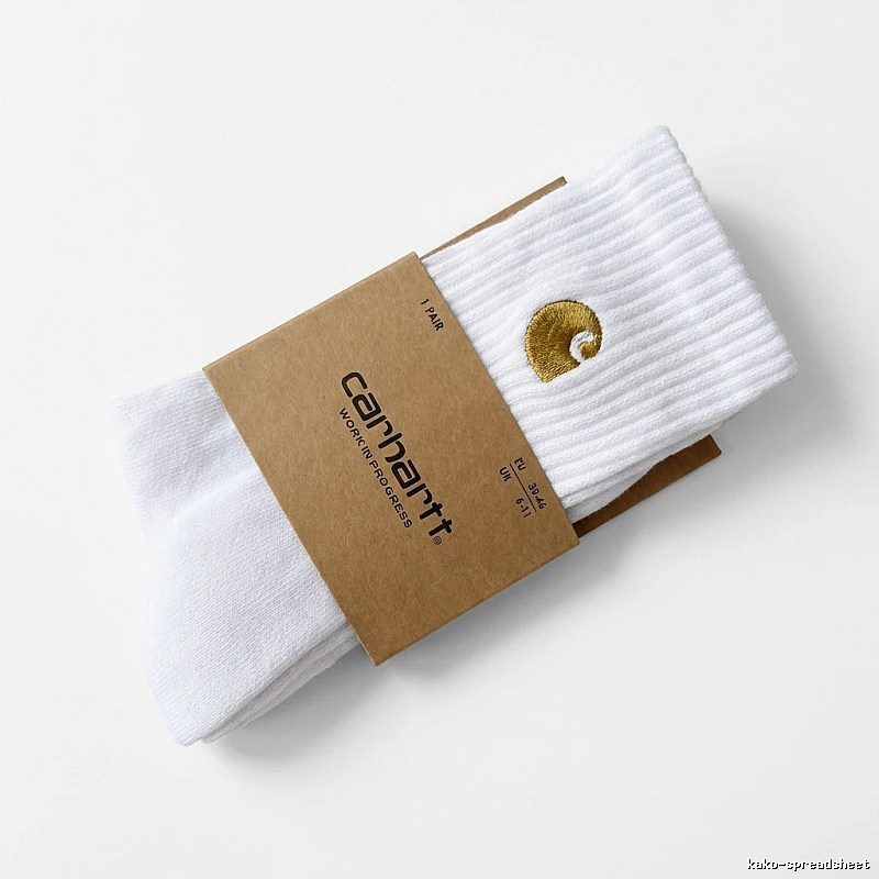 Carhartt Classic Retro White Socks