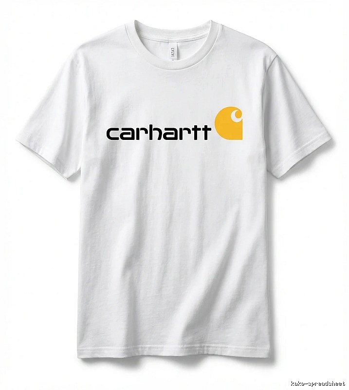 Carhartt Classic Simple Style White T-shirt