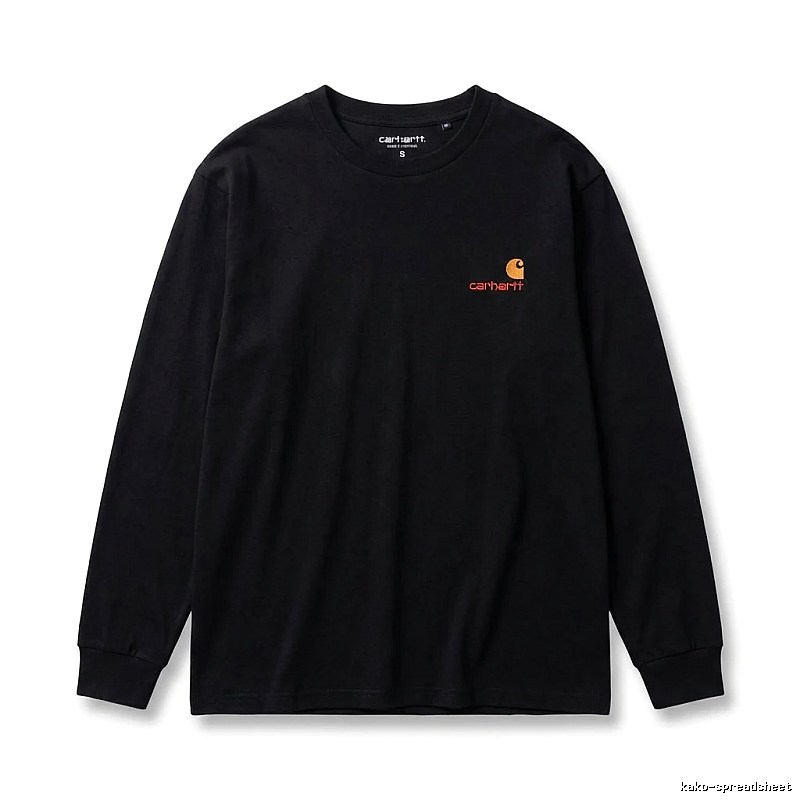 Carhartt simple style black sweatshirt