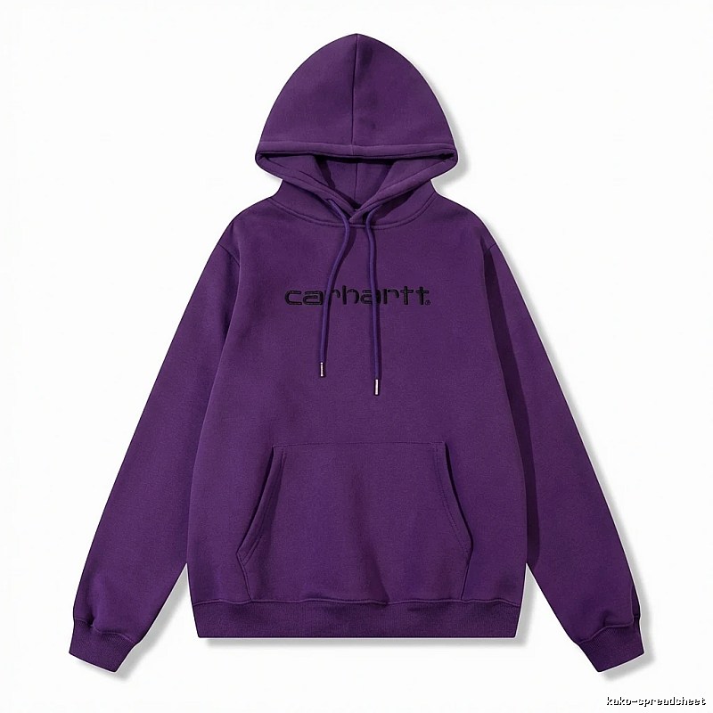 Carhartt simple-style purple sweatshirt