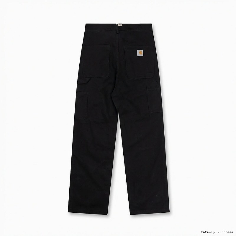 Carhartt workwear style black long trousers