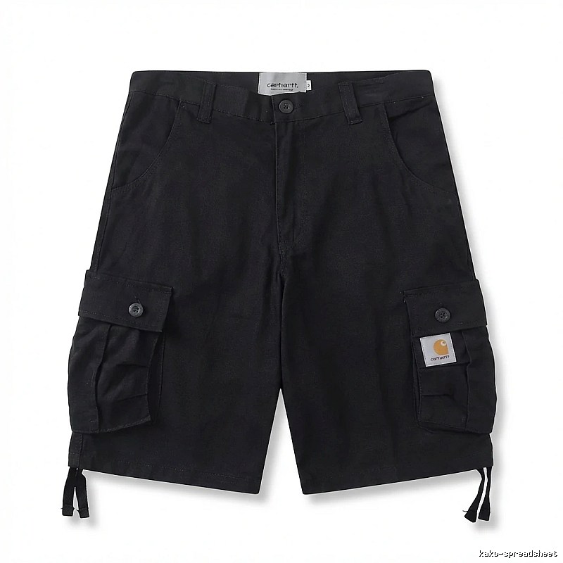 Carhartt workwear style black shorts