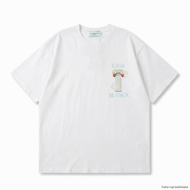 Casablanca Greek column style white T-shirt