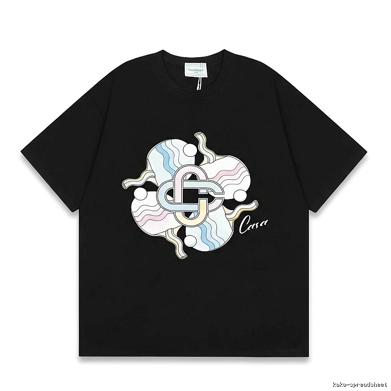 Casablanca Printed Trendy T - Shirt
