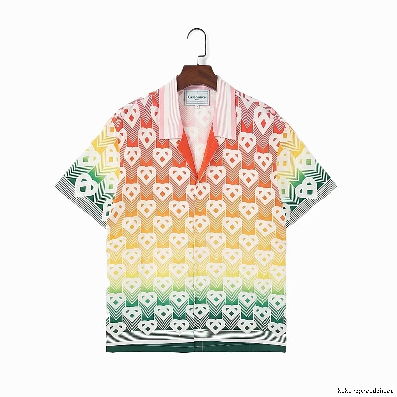Casablanca Rainbow Gradient Style Shirt