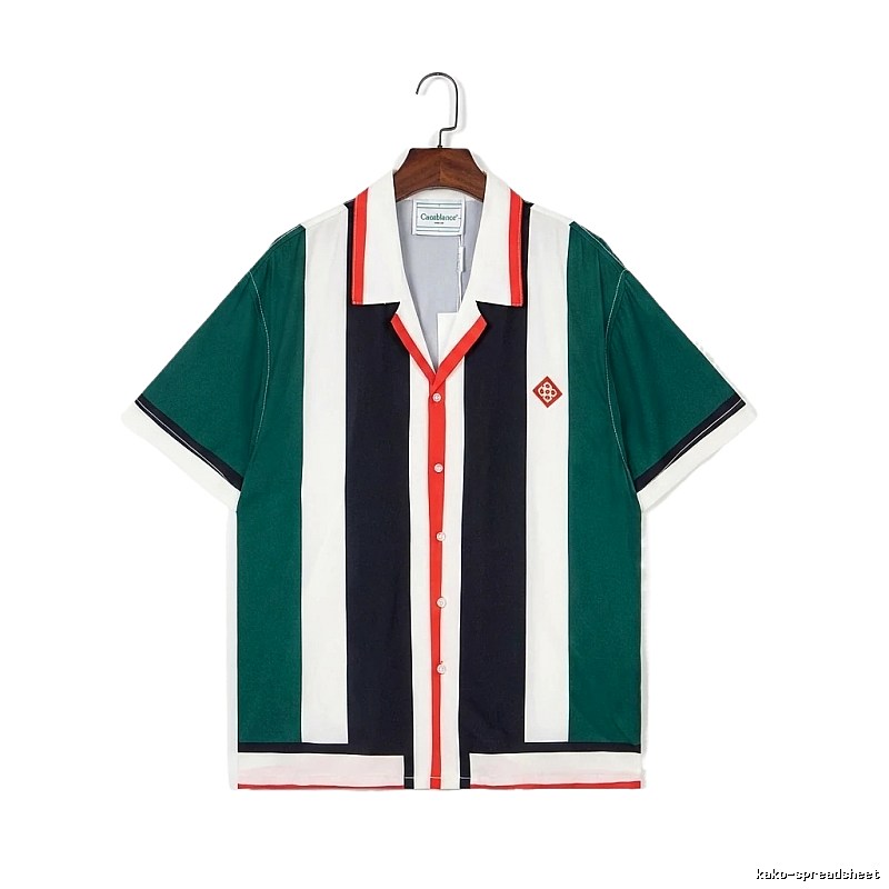 Casablanca striped retro-style shirt