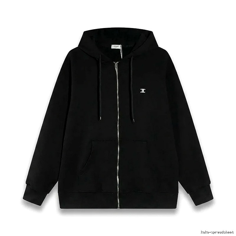 CELINE's classic black hoodie