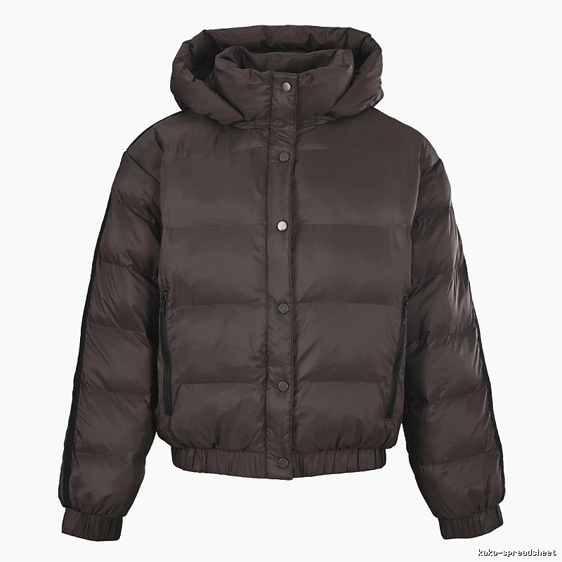 Chocolate Brown Hooded Puffer Jacket - Independent Style Winter