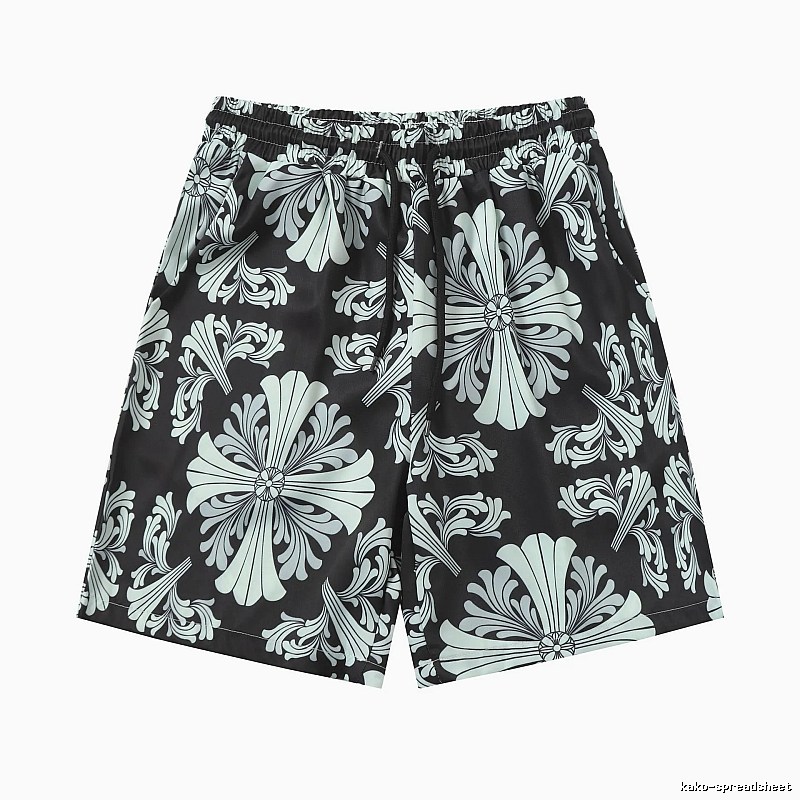 Chrome Hearts Cross Flower Trendy Brand Shorts