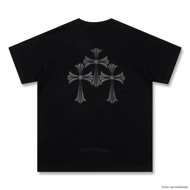 Chrome Hearts Cross Print Black T-shirt