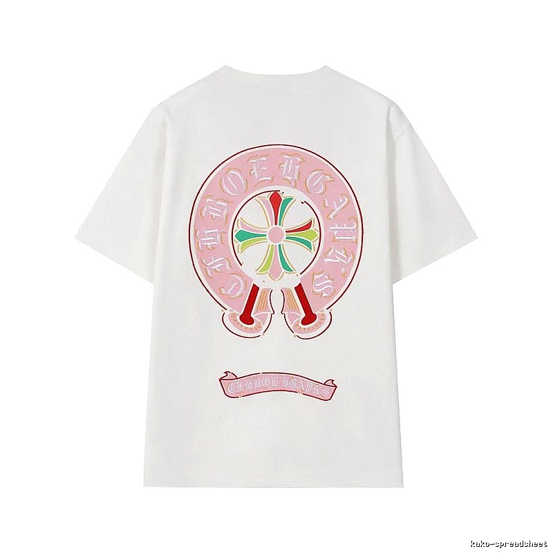 Chrome Hearts Cross Print Street Style Off-white T-Shirt