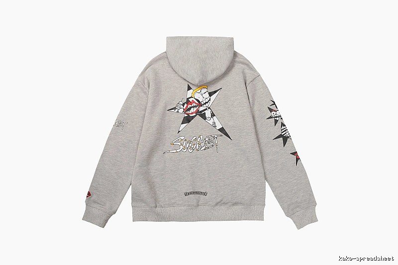 Chrome Hearts Patterned Cross graphic hoodie Black Blue Cross with Signature Styling