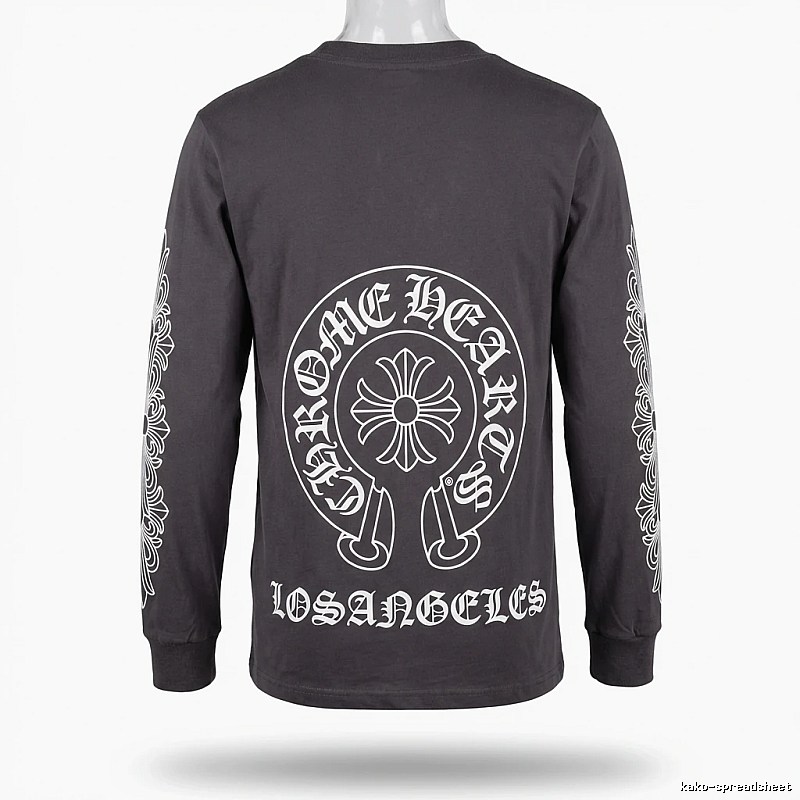 Chrome Hearts Print Dark Style Long-sleeve