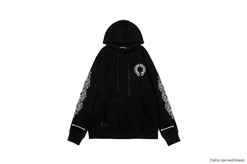 Chrome Hearts Resort Cross graphic hoodie Black Blue Cross with Premium Look