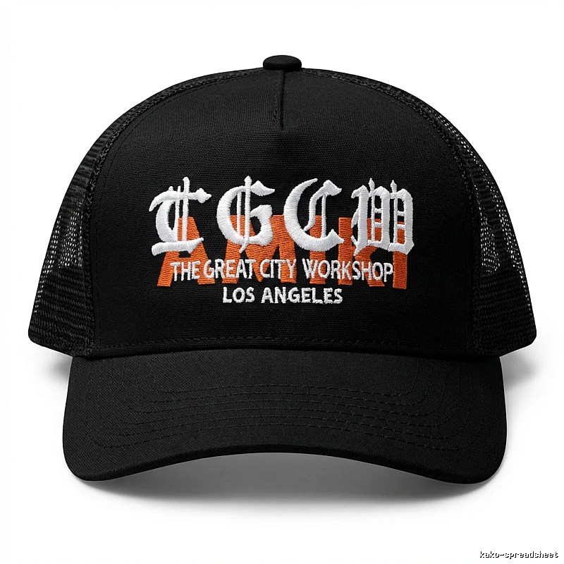 Chrome Hearts retro-style black hat