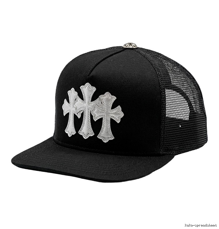 Chrome Hearts Silver Jewelry Black Tide Hat