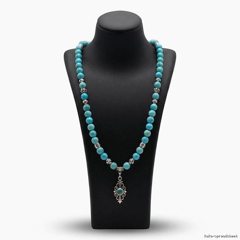 Chrome Hearts Turquoise Vintage Necklace