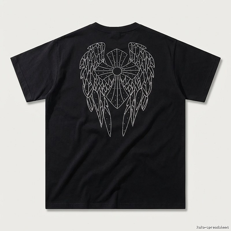 Chrome Hearts Wings Dark Style T-shirt