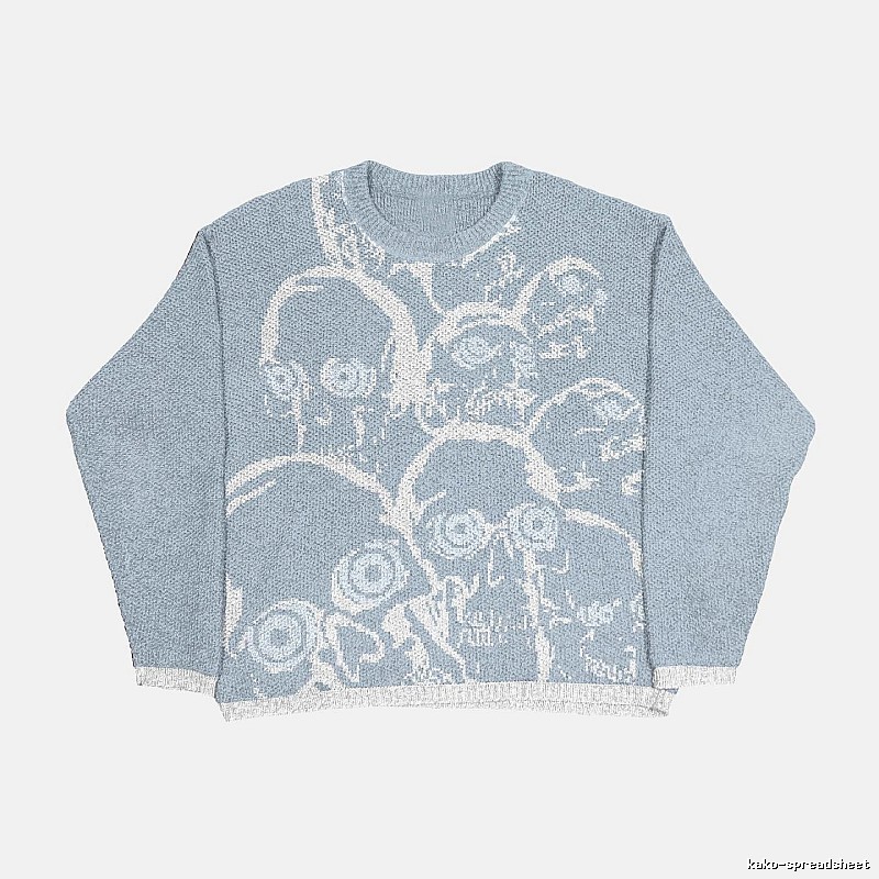 Classic Anime graphic sweater Black Knit Top with Travel-Friendly Style
