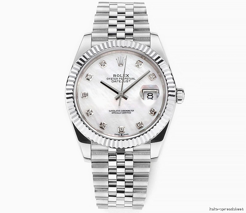 Collector Datejust Automatic Watch by Rolex - Silver And White