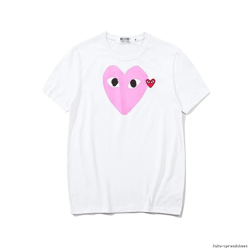 Comme des Garcons PLAY 2023-03 Style 2303 Heart Logo T-Shirt Downtown Style