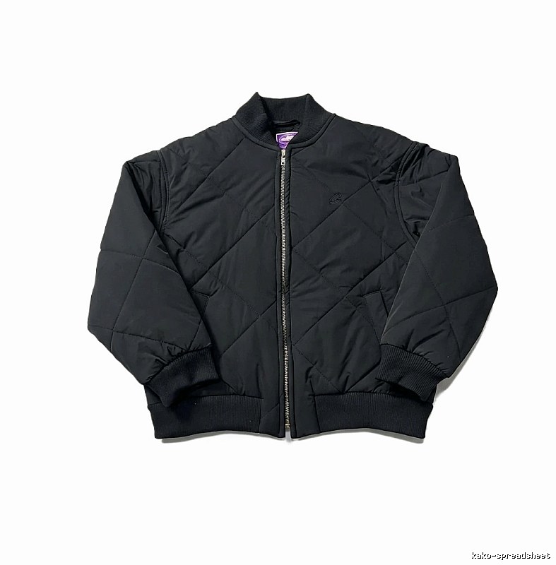 Corteiz black quilted jacket
