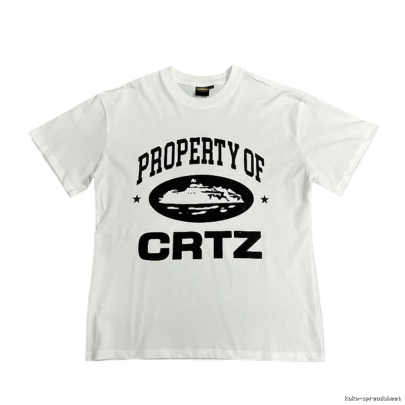 Corteiz letter - printed white T - shirt