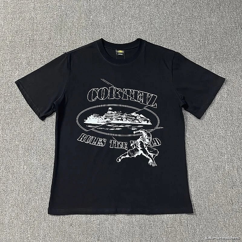 Corteiz Lightweight Logo T-shirt Black Corteiz for Trend Styling
