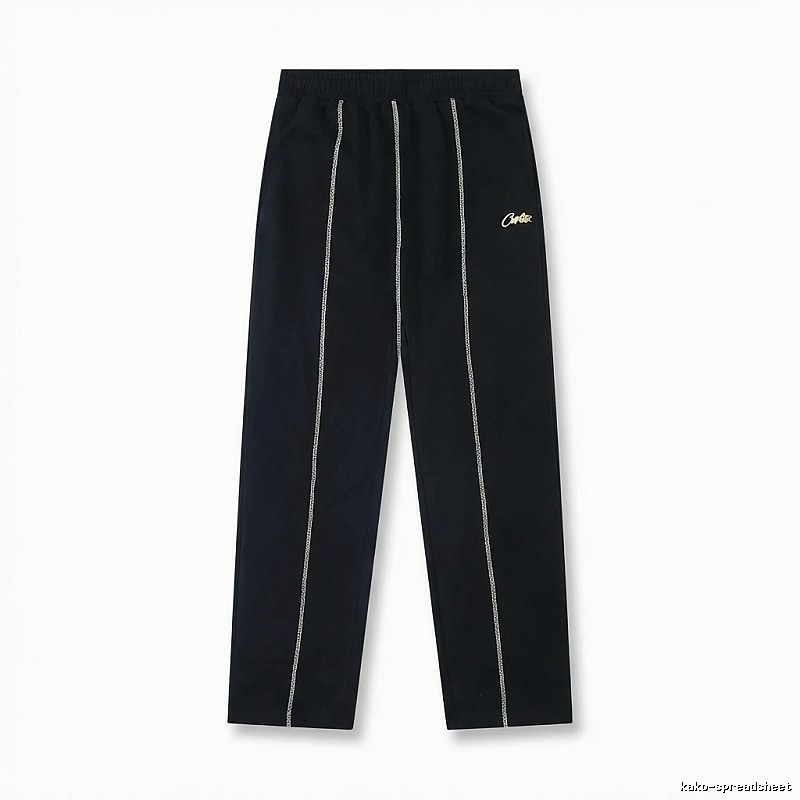 Corteiz minimalist style black trousers
