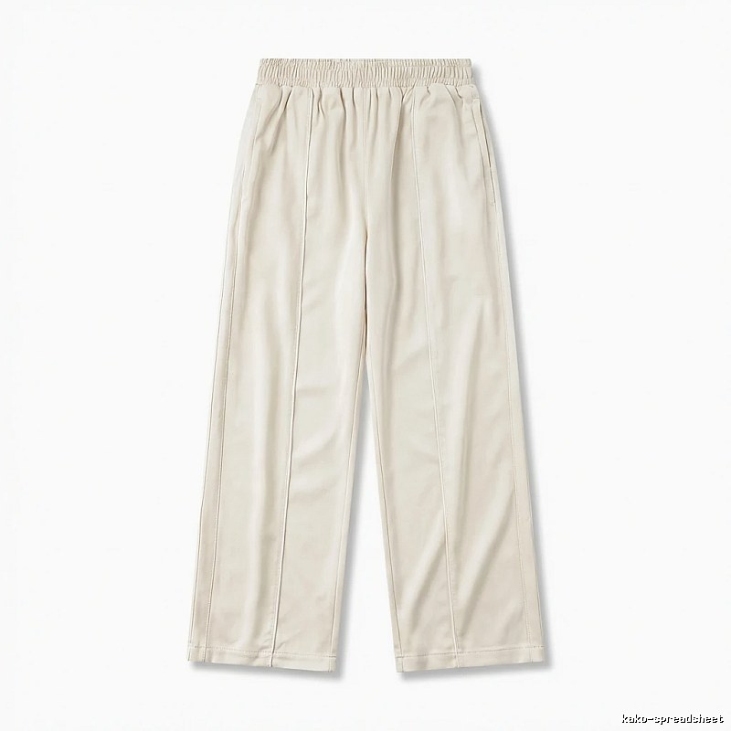 Corteiz minimalist style off-white wide-leg pants