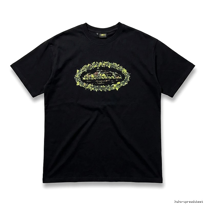 Corteiz Printed Trendy Black T-shirt