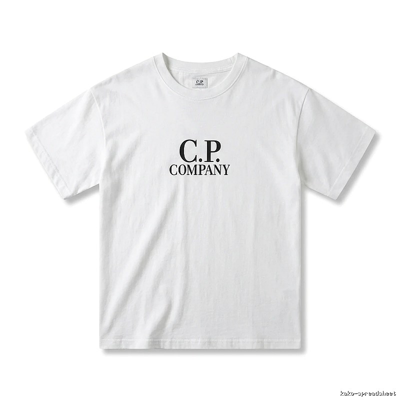 C.P. COMPANY Simple Style White T-shirt