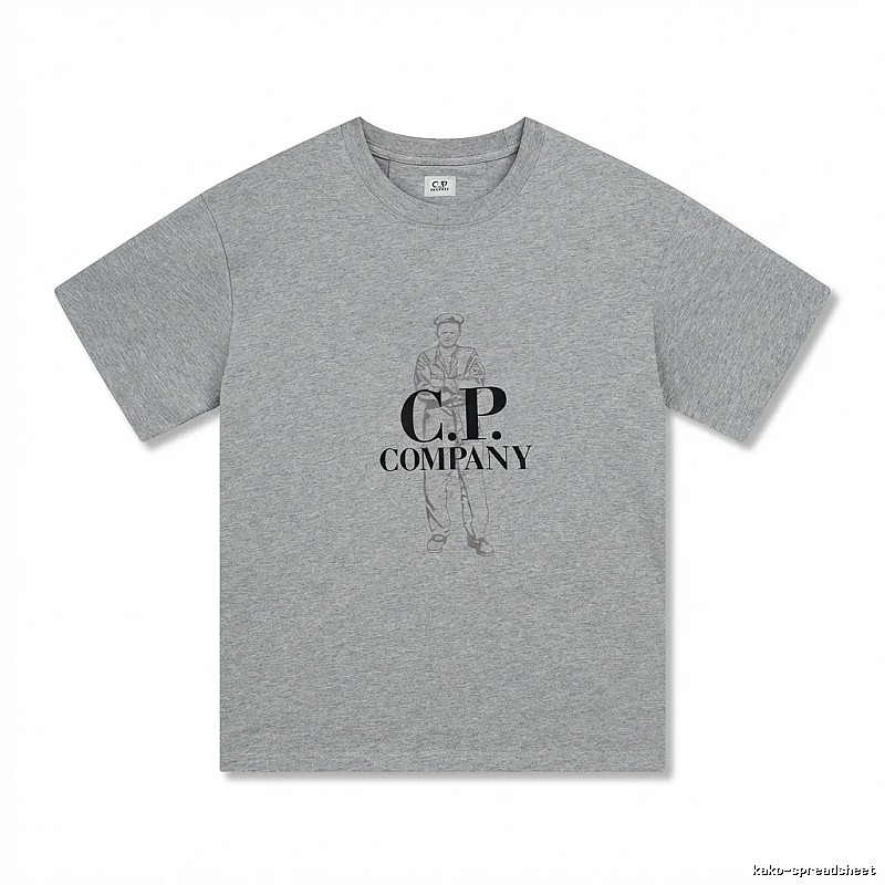C.P. Retro Style Gray T-shirt