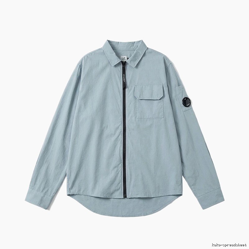 C.P. Series Simple Style Light Blue Shirt