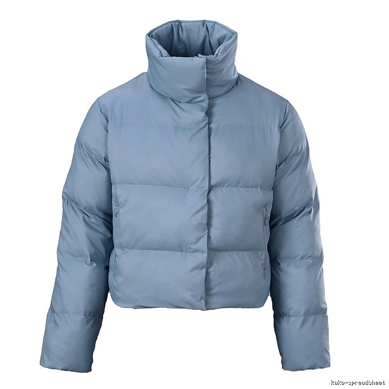 Cropped Puffer Jacket with high collar and boxy insulated silhouette - Independent Style Weekend Edit