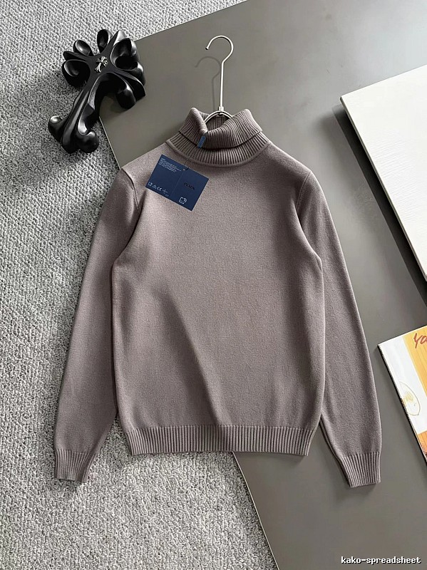 Daily Wear Prada Turtleneck Sweater Button Detail