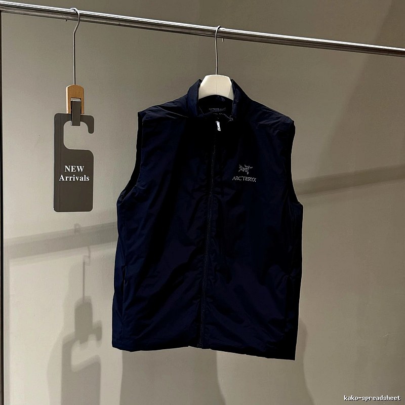 Deep Navy Arc'teryx Technical Shell Vest for weekend