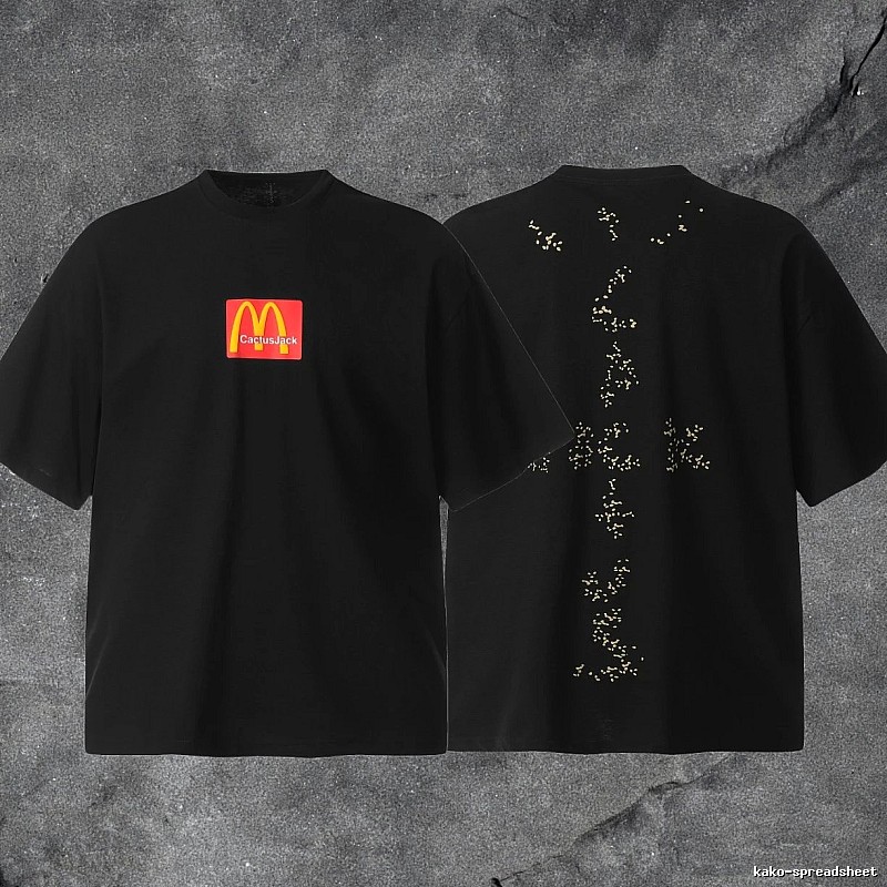 Denim Tears 2031-32 Black Style 3132 Graphic T-Shirt Smart Casual