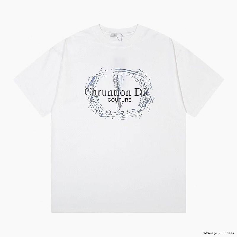 Dior Couture Trendy Style White Short-sleeve T-shirt