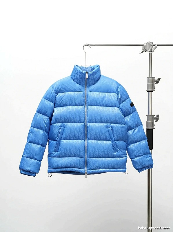 Dior down jacket fashion style blue