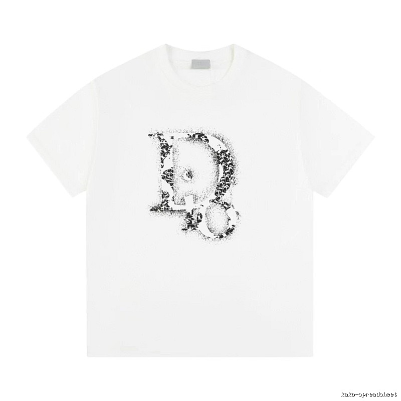 Dior Minimalist Monogram White Short-sleeved T-shirt