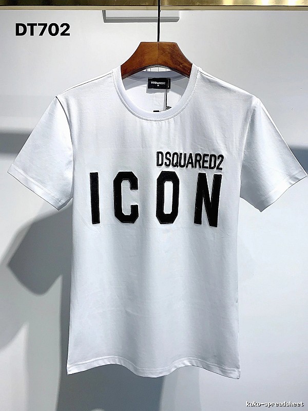 DSQUARED2 ICON Streetwear White Short-sleeve T-shirt