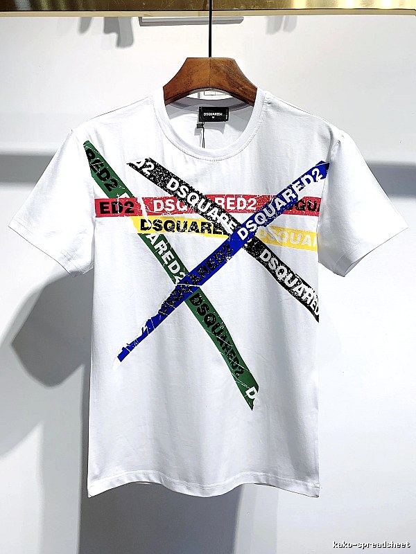DSQUARED2 Printed Street Style White T-Shirt