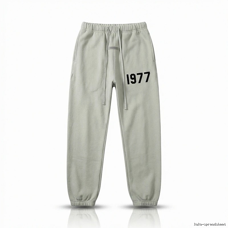 ESSENTIALS 1977 Casual Style Light Gray Sweatpants