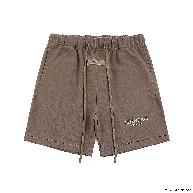ESSENTIALS Basic Khaki Shorts