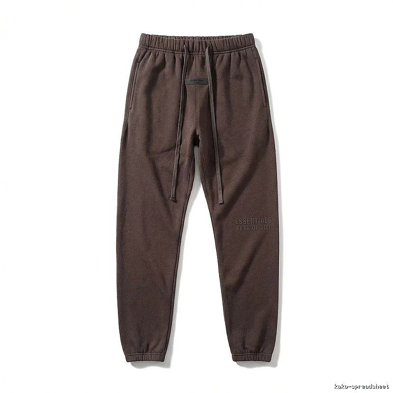 ESSENTIALS Casual Dark Brown Sweatpants