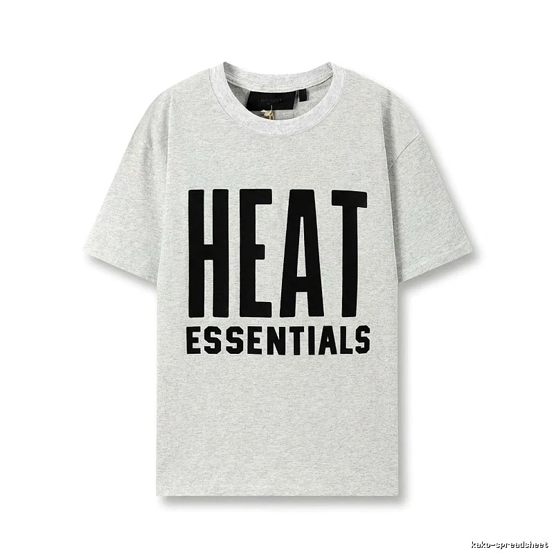 ESSENTIALS HEAT Series Grey T-shirt