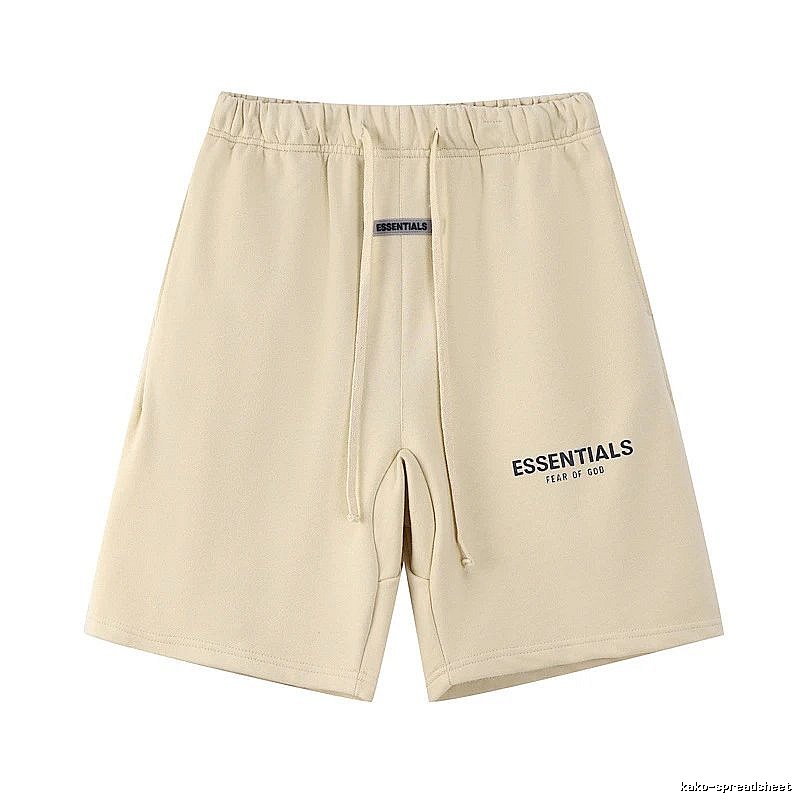 ESSENTIALS minimalist style beige shorts