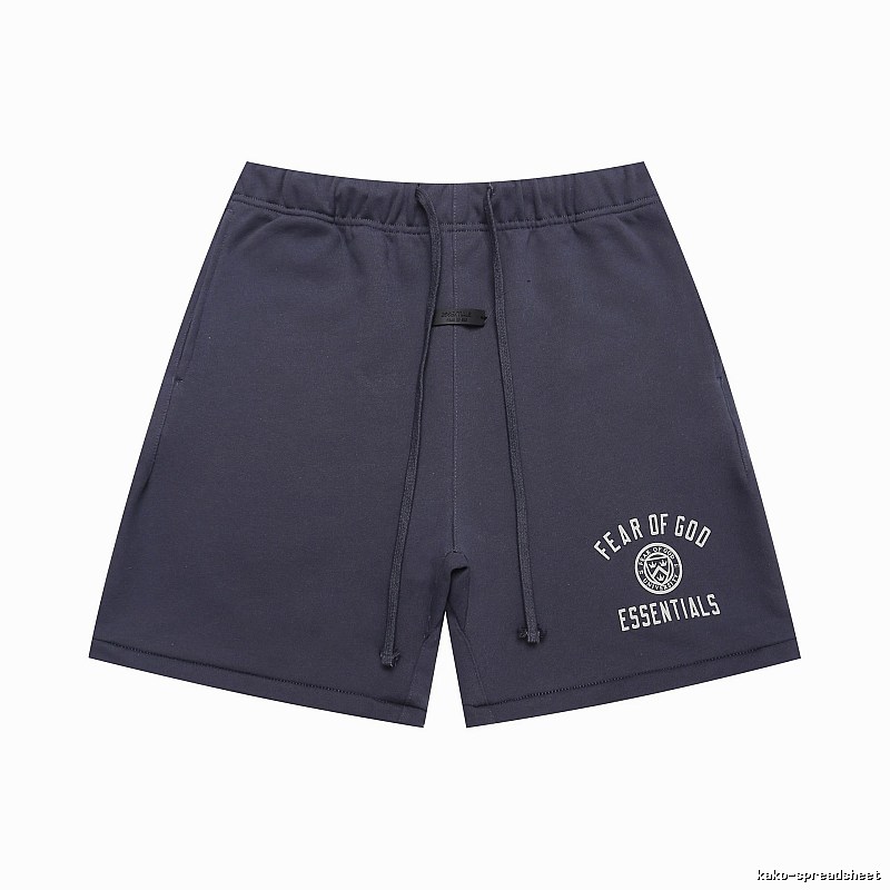 ESSENTIALS minimalist style dark blue shorts