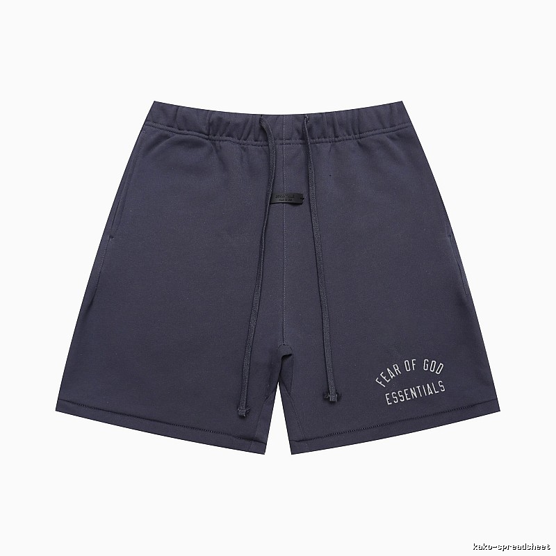 ESSENTIALS minimalist style dark gray shorts